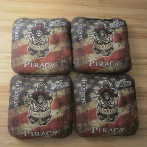 Black Flag Cornhole Bags - Piracy Series II - USA - ACL Comp 2023